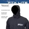 imageFROGG TOGGS Mens FTX Lite Rain Jacket  3Layer Waterproof Breathable Stretch ComfortBlack