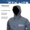 imageFROGG TOGGS Mens FTX Lite Rain Jacket  3Layer Waterproof Breathable Stretch ComfortStorm Gray