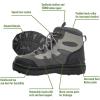 imageFROGG TOGGS Pilot 2 Wading Boot Waterproof Anglers Boot for Fishing Cleated or FeltCleated