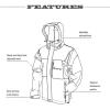 imageFROGG TOGGS Womens Java Toadz 25 Ultra Light Waterproof Breathable Rain JacketPink