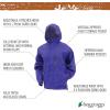 imageFROGG TOGGS Womens Java Toadz 25 Ultra Light Waterproof Breathable Rain JacketPurple
