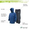 imageFROGG TOGGS Youth Polly Woggs Waterproof Breathable Rain SuitBlack