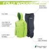 imageFROGG TOGGS Youth Polly Woggs Waterproof Breathable Rain SuitHivis Green