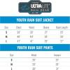 imageFROGG TOGGS Youth UltraLite2 2Layer Waterproof Breathable Rain SuitYellow