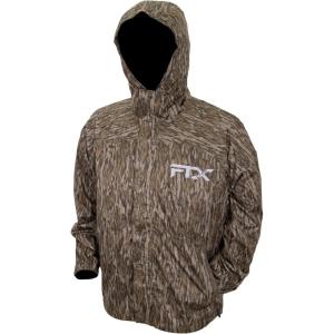 imageFROGG TOGGS Mens FTX Lite Rain Jacket  3Layer Waterproof Breathable Stretch ComfortMossy Oak Bottomland