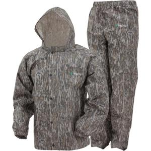 imageFROGG TOGGS Youth Polly Woggs Waterproof Breathable Rain SuitMossy Oak Bottomland