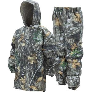imageFROGG TOGGS Youth Polly Woggs Waterproof Breathable Rain SuitRealtree Edge