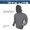 imageFROGG TOGGS Mens Ftx Lite Waterproof FishingBoating HoodieGray