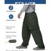 imageFROGG TOGGS Mens Ftx Lite Waterproof Rain Pant Breathable Comfort StretchOd Green