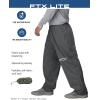 imageFROGG TOGGS Mens Ftx Lite Waterproof Rain Pant Breathable Comfort StretchStorm Gray