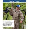 imageFROGG TOGGS Mens Pro Lite Rain Suit Waterproof Breathable Dependable Wet Weather ProtectionKhaki