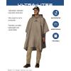 imageFROGG TOGGS Ultralite2 Waterproof Breathable Rain Poncho Adult and Youth SizesKhaki