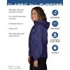 imageFROGG TOGGS Womens Classic AllPurpose 2Layer Waterproof Breathable Rain SuitPurple and Black