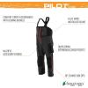 imageFrogg Toggs Mens Pilot BibBlack  Charcoal Gray