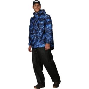imageFROGG TOGGS Mens Classic AllSport 3Layer Waterproof Breathable Rain SuitMo Blue MarlinBlack