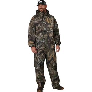 imageFROGG TOGGS Mens Classic AllSport 3Layer Waterproof Breathable Rain SuitMossy Oak Dna