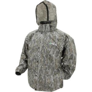 imageFROGG TOGGS Mens Classic Pro Action Waterproof Breathable Rain JacketMossy Oak Bottomland