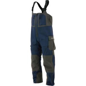 imageFROGG TOGGS Mens Pilot II Guide Waterproof Breathable Rain BibDust Blue  Slate