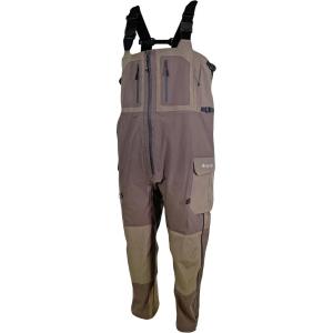 imageFROGG TOGGS Mens Pilot II Guide Waterproof Breathable Rain BibStone and Taupe