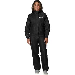 imageFROGG TOGGS Womens Classic AllPurpose 2Layer Waterproof Breathable Rain SuitBlack