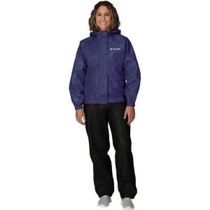 imageFROGG TOGGS Womens Classic AllPurpose 2Layer Waterproof Breathable Rain SuitPurple and Black