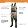 imageFROGG TOGGS Mens Grand Refuge 30 Bootfoot Hunting Wader with removable Insulation LinerMossy Oak Habitat