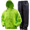 Hi-vis Lime Jacket/Black Pants