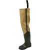 imageFROGG TOGGS Bull Frogg 3ply PVC Canvas Waterproof Fishing Bootfoot Hip Wader for Fishing Cleated or FeltCleated