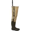 imageFROGG TOGGS Bull Frogg 3ply PVC Canvas Waterproof Fishing Bootfoot Hip Wader for Fishing Cleated or FeltFelt