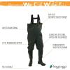 imageFROGG TOGGS Cascades 2ply PolyRubber Waterproof Fishing Bootfoot Chest Wader for FishingFelt
