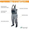 imageFROGG TOGGS Sierran Breathable Waterproof Stockingfoot Fishing Chest Wader for FishingSlate  Gray