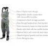 imageFROGG TOGGS mens Pilot River Guide Hd Stockingfoot Chest WaderGreen