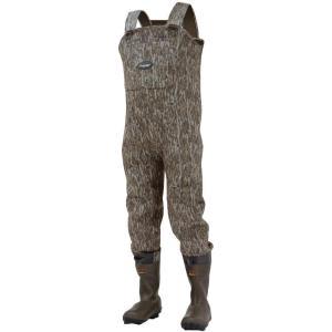imageFROGG TOGGS Amphib Neoprene Bootfoot Waterproof Fishing Camo Chest Wader for FishingMossy Oak Bottomland