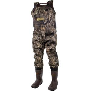 imageFROGG TOGGS Amphib Neoprene Bootfoot Waterproof Fishing Camo Chest Wader for FishingRealtree Timber