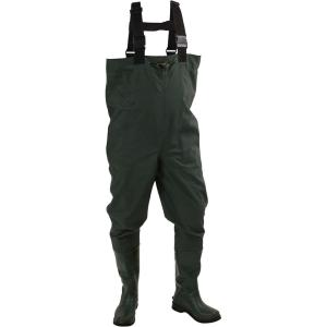 imageFROGG TOGGS Cascades 2ply PolyRubber Waterproof Fishing Bootfoot Chest Wader for FishingFelt