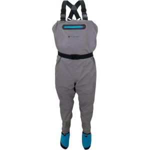 imageFROGG TOGGS Womens Waterproof Canyon Fishing Stockingfoot Chest Wader for FishingGray