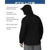 imageFROGG TOGGS Mens FTX Lite Rain Jacket  3Layer Waterproof Breathable Stretch ComfortBlack