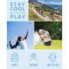 imageFROGG TOGGS Womens Chilly Pro Performance Cooling Ponytail CapPool Blue