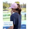 imageFROGG TOGGS Womens Chilly Pro Performance Cooling Ponytail CapPool Blue