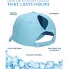 imageFROGG TOGGS Womens Chilly Pro Performance Cooling Ponytail CapPool Blue