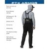 imageFROGG TOGGS Mens FTX Armor Premium Waterproof Rain Fishing BibsDark Graphite