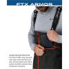 imageFROGG TOGGS Mens FTX Armor Premium Waterproof Rain Fishing BibsDark Graphite