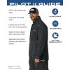 imageFROGG TOGGS Mens Pilot 2 Guide 3Layer Waterproof Breathable Rain JacketBlackCharcoal Gray