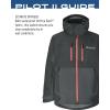 imageFROGG TOGGS Mens Pilot 2 Guide 3Layer Waterproof Breathable Rain JacketBlackCharcoal Gray