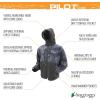 imageFROGG TOGGS Mens Pilot 2 Guide 3Layer Waterproof Breathable Rain JacketBlackout