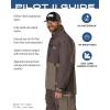 imageFROGG TOGGS Mens Pilot 2 Guide 3Layer Waterproof Breathable Rain JacketStone and Taupe