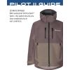imageFROGG TOGGS Mens Pilot 2 Guide 3Layer Waterproof Breathable Rain JacketStone and Taupe