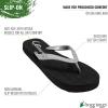 imageFROGG TOGGS Womens Oceangrip Glitter Sandal Boat ShoeBlack Glitter