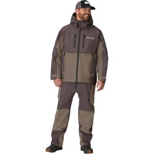 imageFROGG TOGGS Mens Pilot 2 Guide 3Layer Waterproof Breathable Rain JacketStone and Taupe