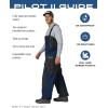 imageFROGG TOGGS Mens Pilot II Guide Waterproof Breathable Rain Bib Large Dust BlueSlate